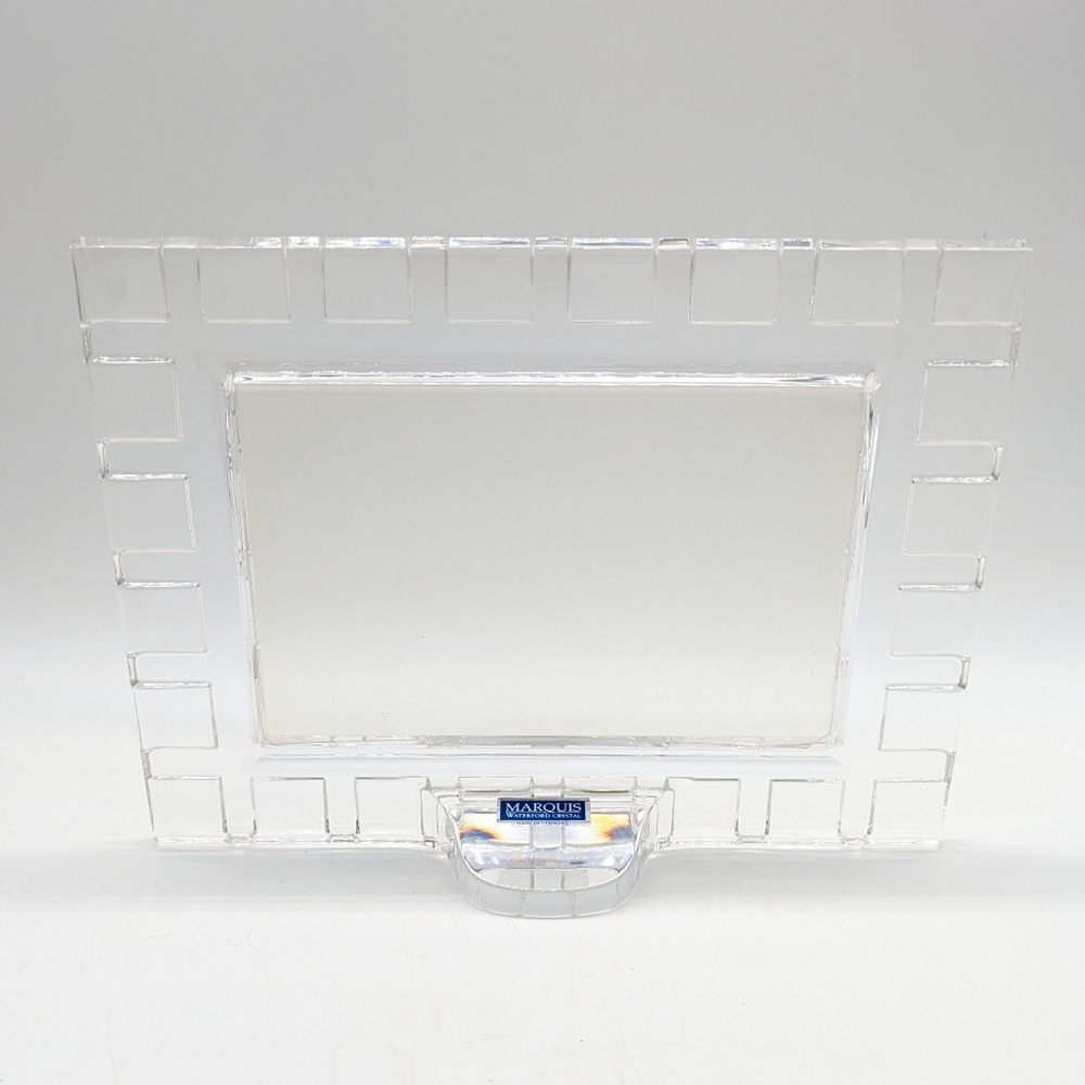Vintage Waterford Marquis Lead Crystal 4x6 Photo Size Picture Frame - Picture 5 of 8